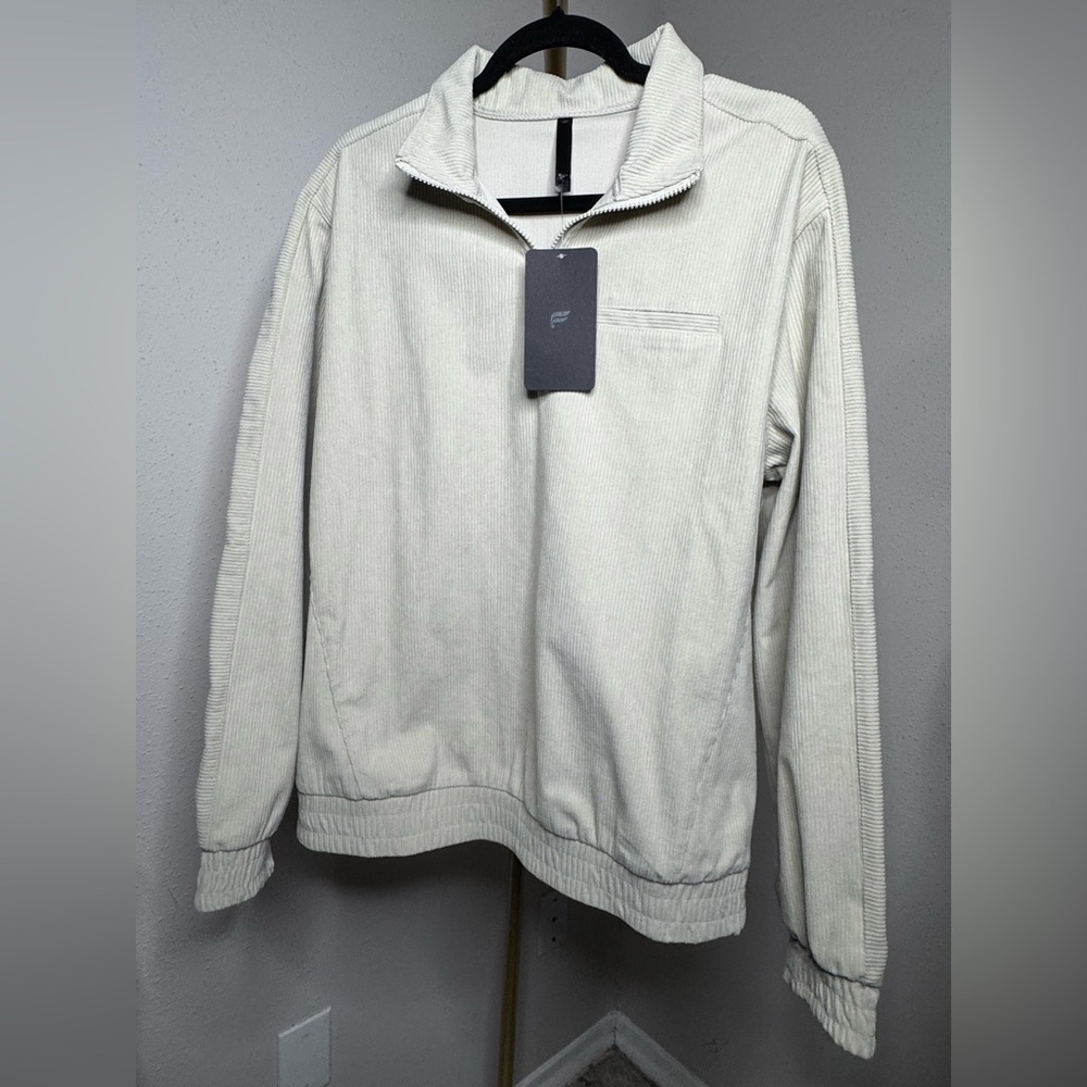 NWT Fabletics club 1/4 zip corduroy pullover